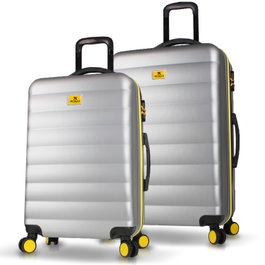 Zoozie Bags Juego de maletas de 2 piezas Gris